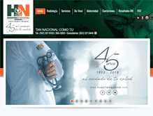Tablet Screenshot of hospitalnacional.com